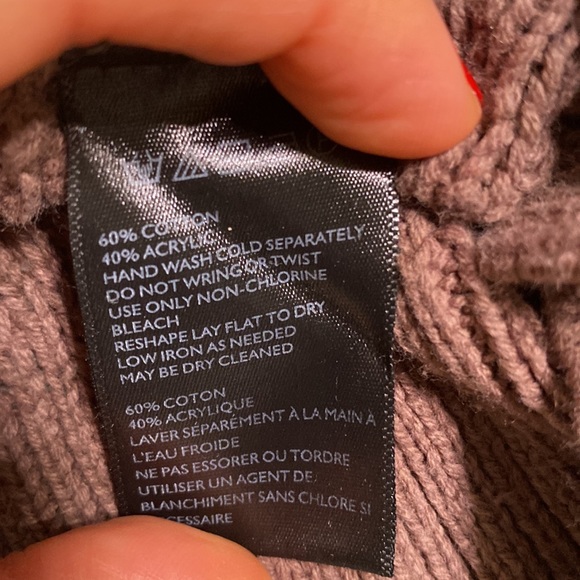 Cable Knit Sweater with Elbow Patches - Picture 5 of 6